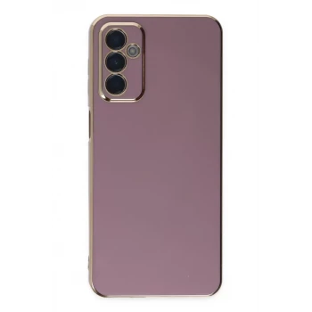 Newface Samsung Galaxy M23 Kılıf Volet Silikon - Mor