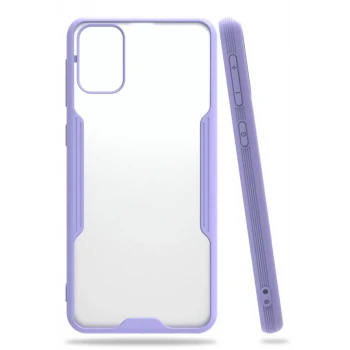 Newface Samsung Galaxy M31 Kılıf Platin Silikon - Lila