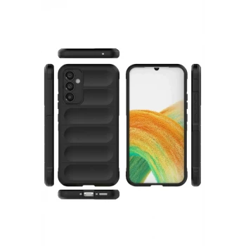 Newface Samsung Galaxy M34 5G Kılıf Optimum Silikon - Siyah