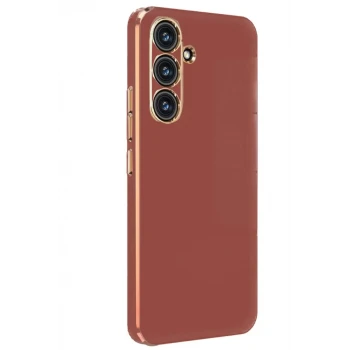 Newface Samsung Galaxy M34 5G Kılıf Volet Silikon - Kırmızı