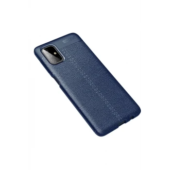 Newface Samsung Galaxy M51 Kılıf Auto Focus Kapak - Lacivert
