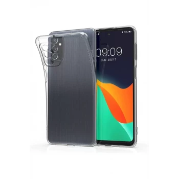 Newface Samsung Galaxy M52 5G Kılıf Lüx Şeffaf Silikon