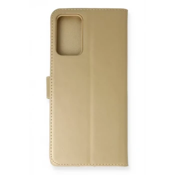 Newface Samsung Galaxy Note 20 Kılıf Trend S Plus Kapaklı Kılıf - Gold
