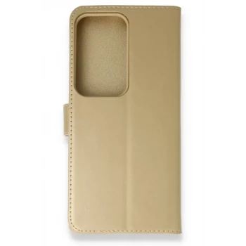 Newface Samsung Galaxy S20 Ultra Trend S Plus Kapaklı Kılıf - Gold