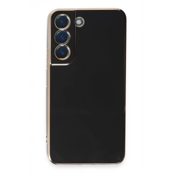 Newface Samsung Galaxy S21 Kılıf Volet Silikon - Siyah