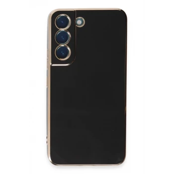 Newface Samsung Galaxy S21 Kılıf Volet Silikon - Siyah