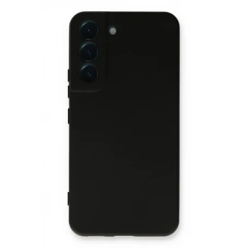Newface Samsung Galaxy S22 Plus Kılıf Nano içi Kadife Silikon - Siyah