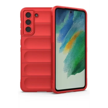 Newface Samsung Galaxy S22 Plus Kılıf Optimum Silikon - Kırmızı