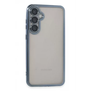 Newface Samsung Galaxy S23 FE Kılıf Razer Lensli Silikon - Açık Mavi