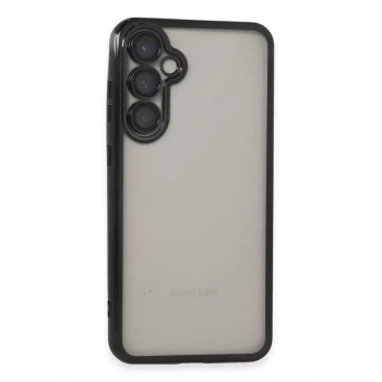 Newface Samsung Galaxy S23 FE Kılıf Razer Lensli Silikon - Siyah