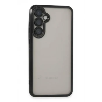 Newface Samsung Galaxy S23 FE Kılıf Razer Lensli Silikon - Siyah