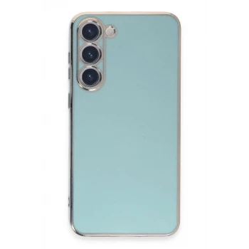 Newface Samsung Galaxy S23 Kılıf Volet Silikon - Açık Yeşil