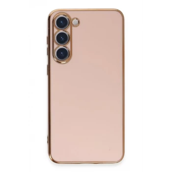 Newface Samsung Galaxy S23 Kılıf Volet Silikon - Pembe