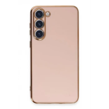 Newface Samsung Galaxy S23 Kılıf Volet Silikon - Pembe