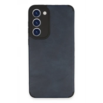 Newface Samsung Galaxy S23 Plus Kılıf Loop Deri Silikon - Lacivert