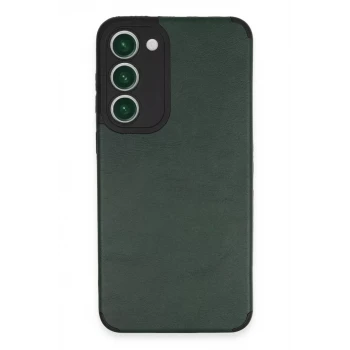 Newface Samsung Galaxy S23 Plus Kılıf Loop Deri Silikon - Yeşil