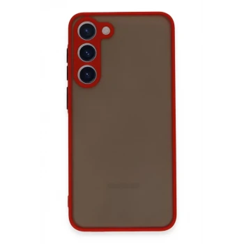 Newface Samsung Galaxy S23 Plus Kılıf Montreal Silikon Kapak - Kırmızı