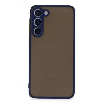 Newface Samsung Galaxy S23 Plus Kılıf Montreal Silikon Kapak - Lacivert