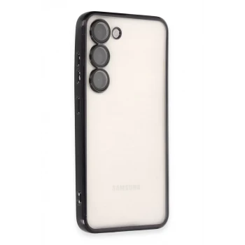 Newface Samsung Galaxy S23 Plus Kılıf Razer Lensli Silikon - Siyah
