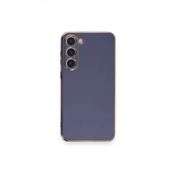 Newface Samsung Galaxy S23 Plus Kılıf Volet Silikon - Mavi