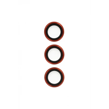 Newface Samsung Galaxy S23 Plus Metal Kamera Lens - Kırmızı