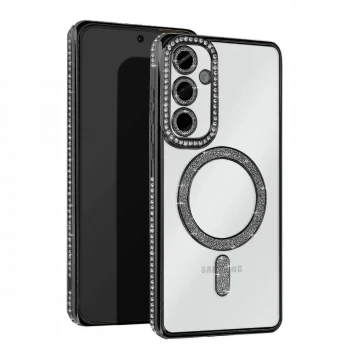 Newface Samsung Galaxy S24 FE Joke Simli Magneticsafe Kılıf - Siyah