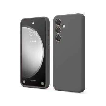 Newface Samsung Galaxy S24 FE Kılıf First Silikon - Gri