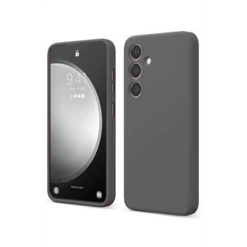 Newface Samsung Galaxy S24 FE Kılıf First Silikon - Gri