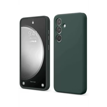 Newface Samsung Galaxy S24 FE Kılıf First Silikon - Koyu Yeşil