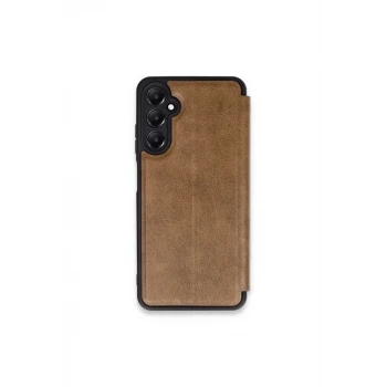 Newface Samsung Galaxy S24 FE Kılıf Flip Cover - Taba