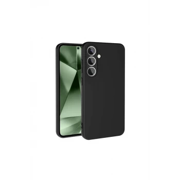 Newface Samsung Galaxy S24 FE Kılıf Nano içi Kadife Silikon - Siyah