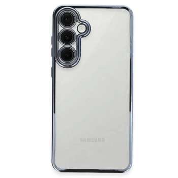 Newface Samsung Galaxy S24 FE Kılıf Razer Lensli Silikon - Lacivert
