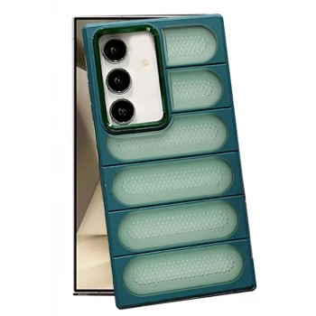 Newface Samsung Galaxy S24 Kılıf Airmax Silikon Kapak - Koyu Yeşil