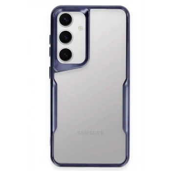 Newface Samsung Galaxy S24 Kılıf Boyi Silikon Kapak - Lacivert
