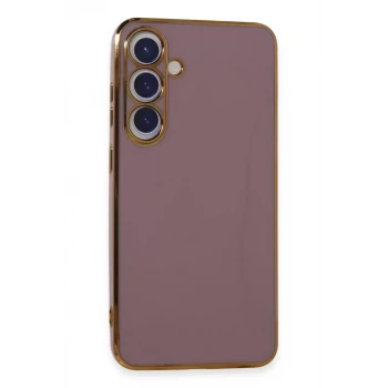 Newface Samsung Galaxy S24 Plus Kılıf Volet Silikon - Mor