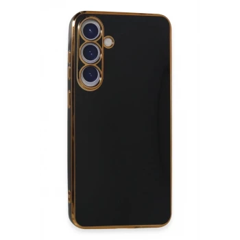 Newface Samsung Galaxy S24 Plus Kılıf Volet Silikon - Siyah