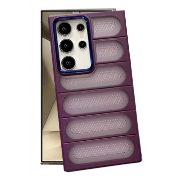 Newface Samsung Galaxy S24 Ultra Kılıf Airmax Silikon Kapak - Derin Mor