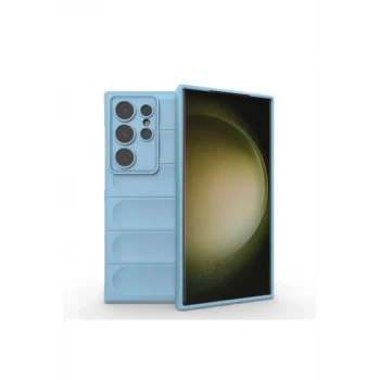 Newface Samsung Galaxy S24 Ultra Kılıf Optimum Silikon - Sky Blue