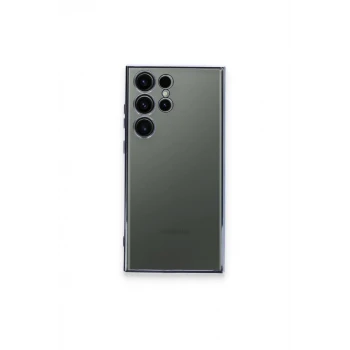 Newface Samsung Galaxy S24 Ultra Kılıf Razer Lensli Silikon - Gold