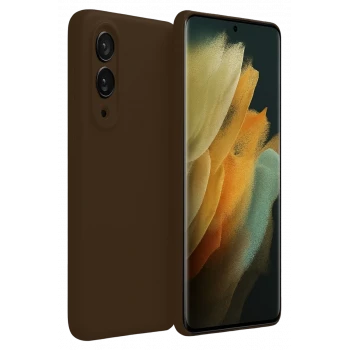 Newface Samsung Galaxy S25 Edge First Silikon - Kahverengi