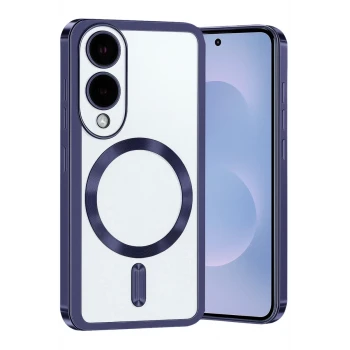 Newface Samsung Galaxy S25 Edge Kross Magneticsafe Kapak - Lacivert