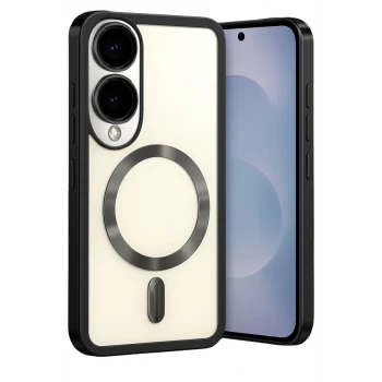 Newface Samsung Galaxy S25 Edge Kross Magneticsafe Kapak - Siyah