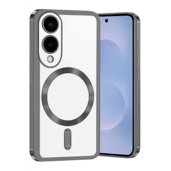 Newface Samsung Galaxy S25 Edge Kross Magneticsafe Kapak - Titan Gri