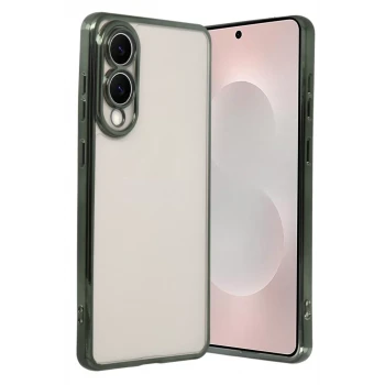 Newface Samsung Galaxy S25 Edge Razer Lensli Silikon - Yeşil