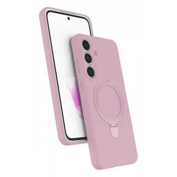 Newface Samsung Galaxy S25 FE Regal Magsafe Standlı Kapak - Açık Pembe