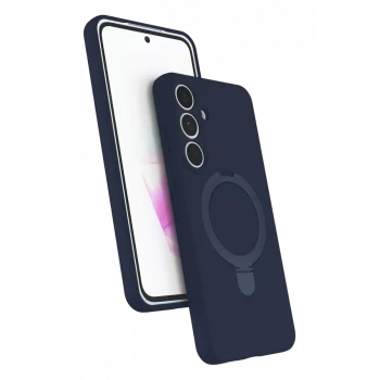 Newface Samsung Galaxy S25 FE Regal Magsafe Standlı Kapak - Lacivert