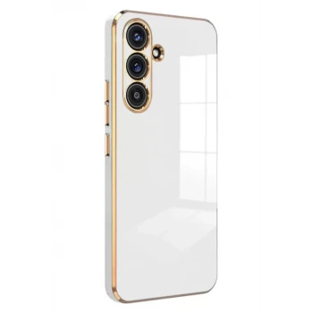 Newface Samsung Galaxy S25 FE Volet Silikon - Beyaz