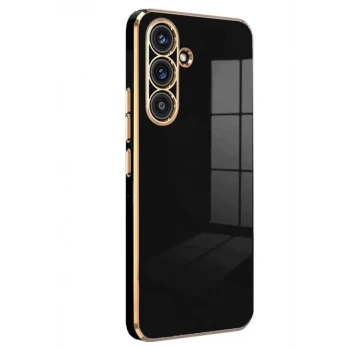 Newface Samsung Galaxy S25 Plus Kılıf Volet Silikon - Siyah