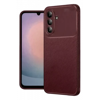 Newface Samsung Galaxy S26 FE Auto Focus Karbon Kapak - Bordo