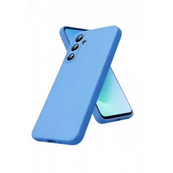 Newface Samsung Galaxy S26 Nano içi Kadife Silikon - Mavi